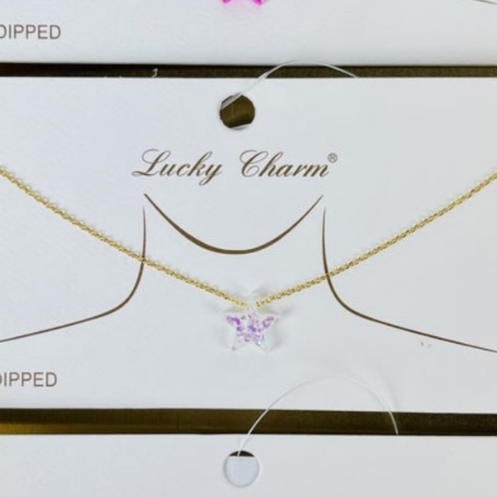 Lucky Charm NWT Sparkly Star Necklace